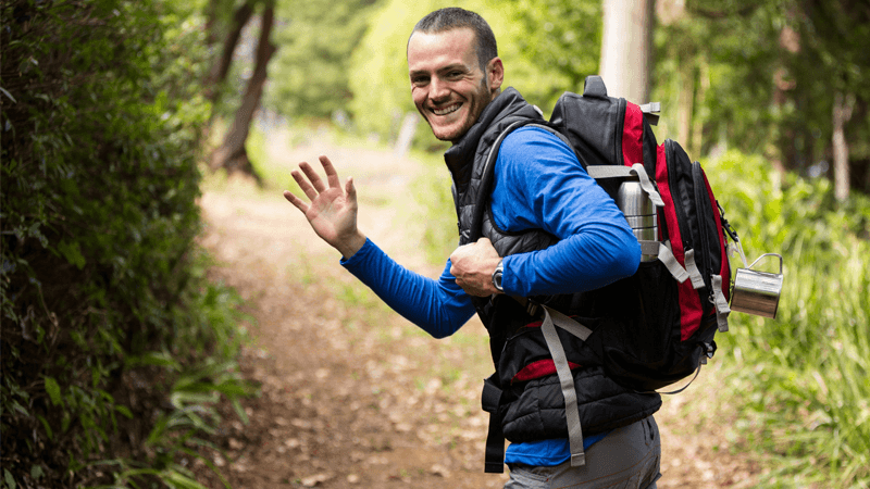 Warn people you're on the trail