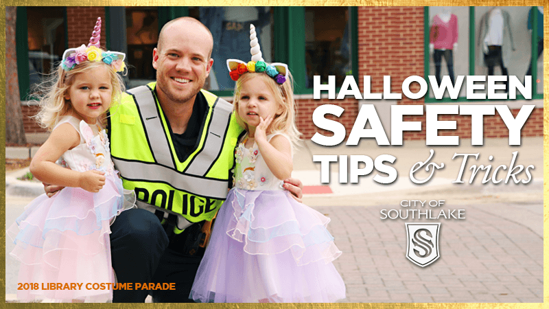 Halloween Tips and Tricks with image of children in costume