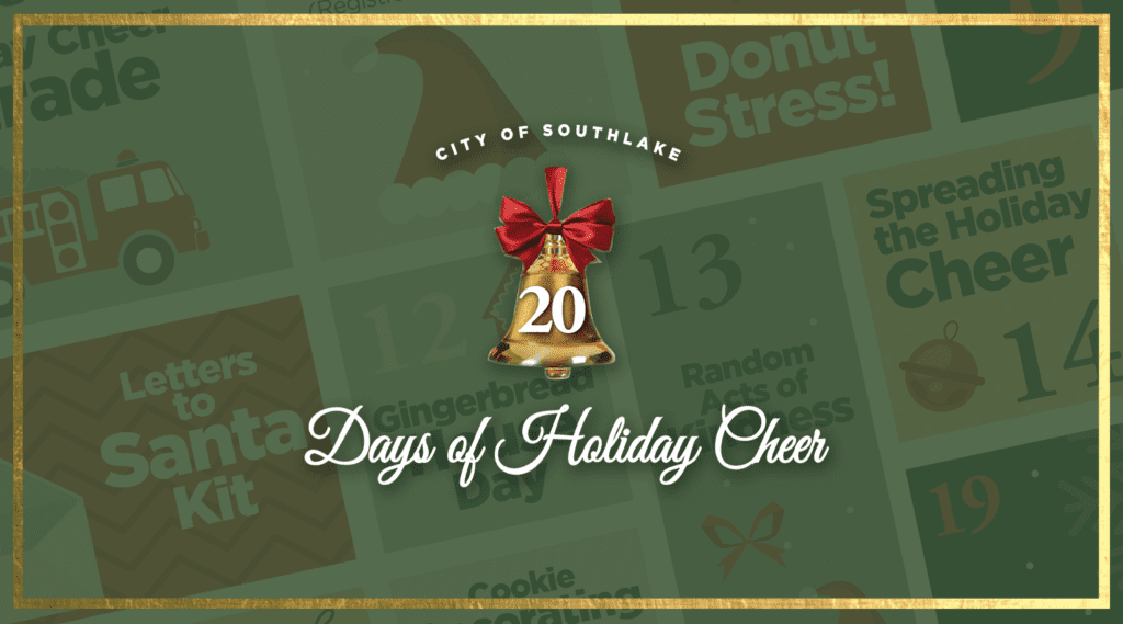 20 Days of Holiday Cheer with holiday imagery