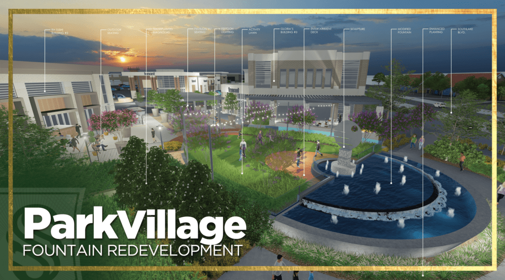 Park Village Fountain Project Rendering