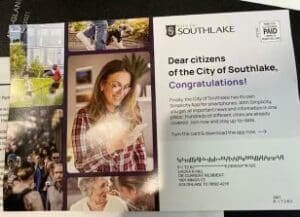Phot of Post Card under investigation