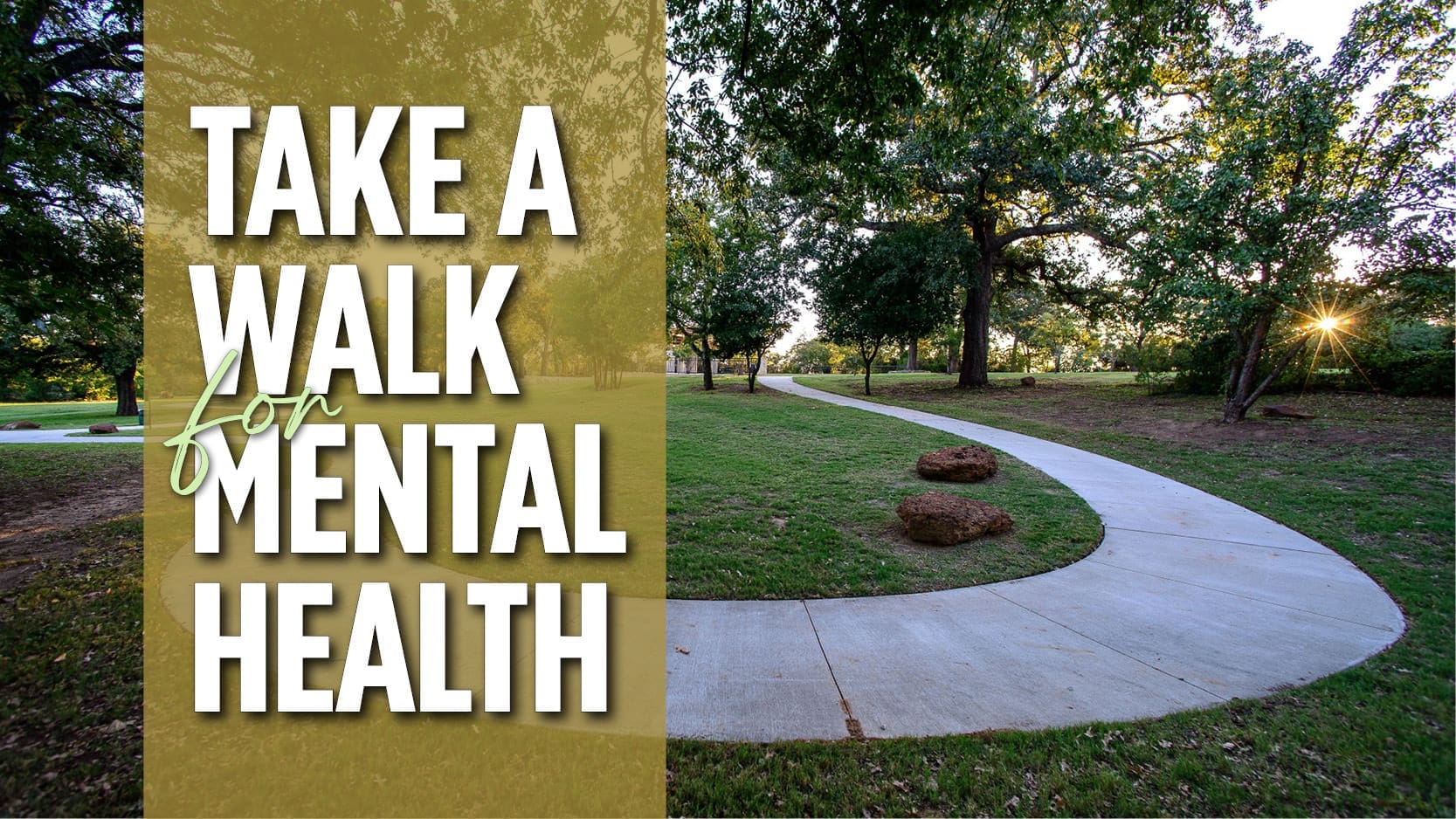 take a walk for mental health