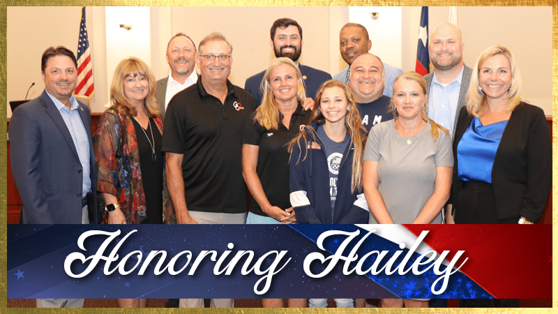 Council Honors Hailey Hernandez