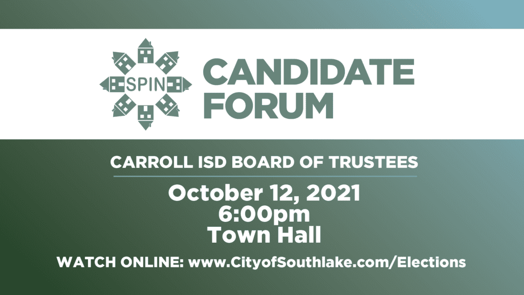 October 12, 2021 Candidate Forum Information