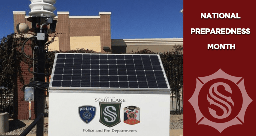 National Preparedness Month image of siren