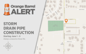 Map of Lonesome Dove Road