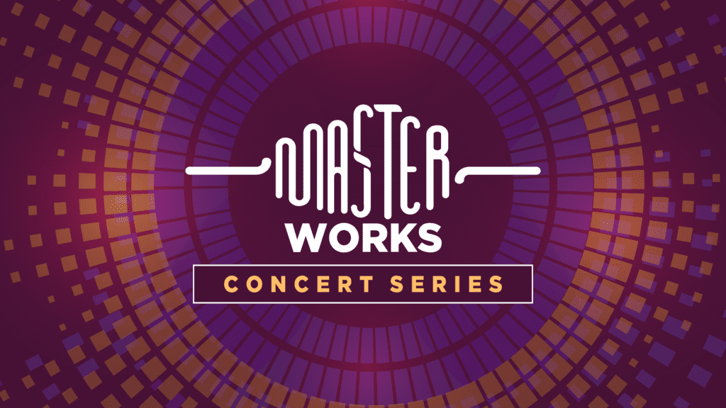 Purple and gold graphic