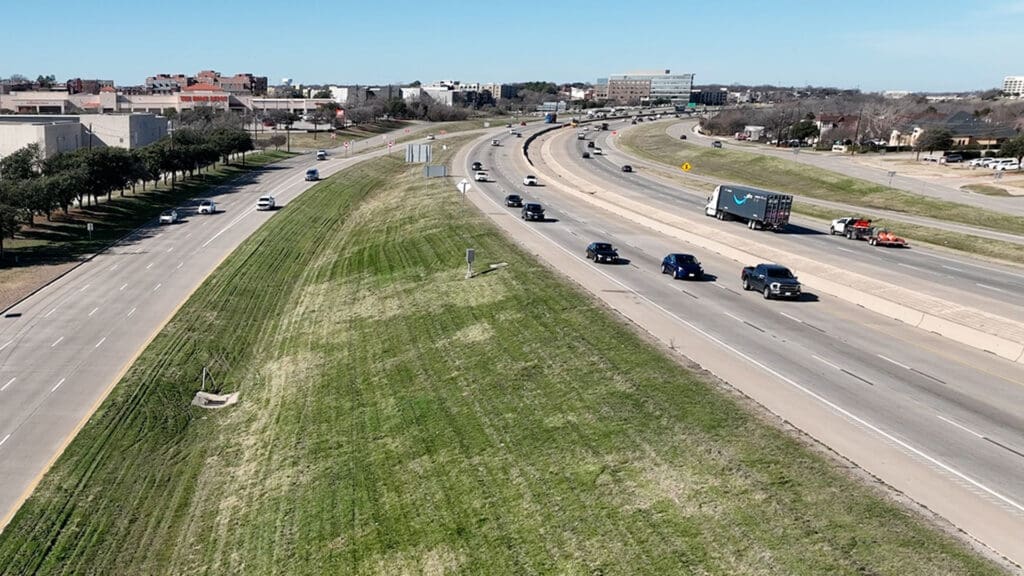 Image shows State Highway 114 in Southlake