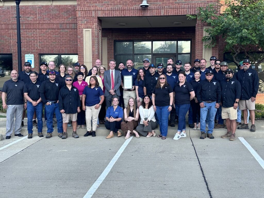 Group photo of a team