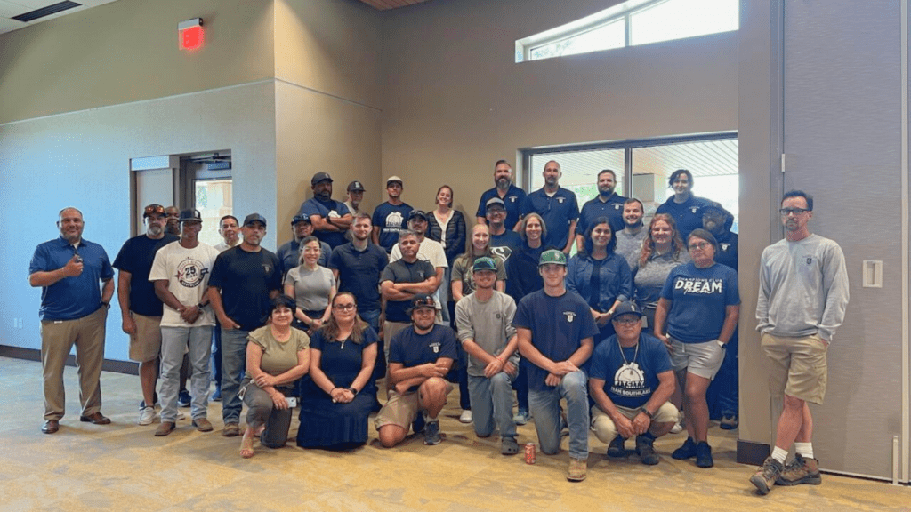 A group picture of Parks and Recreation professionals