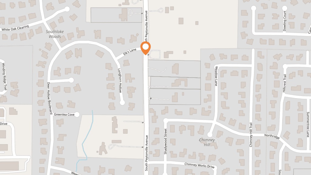 Map of the city indicating where roadwork is occurring