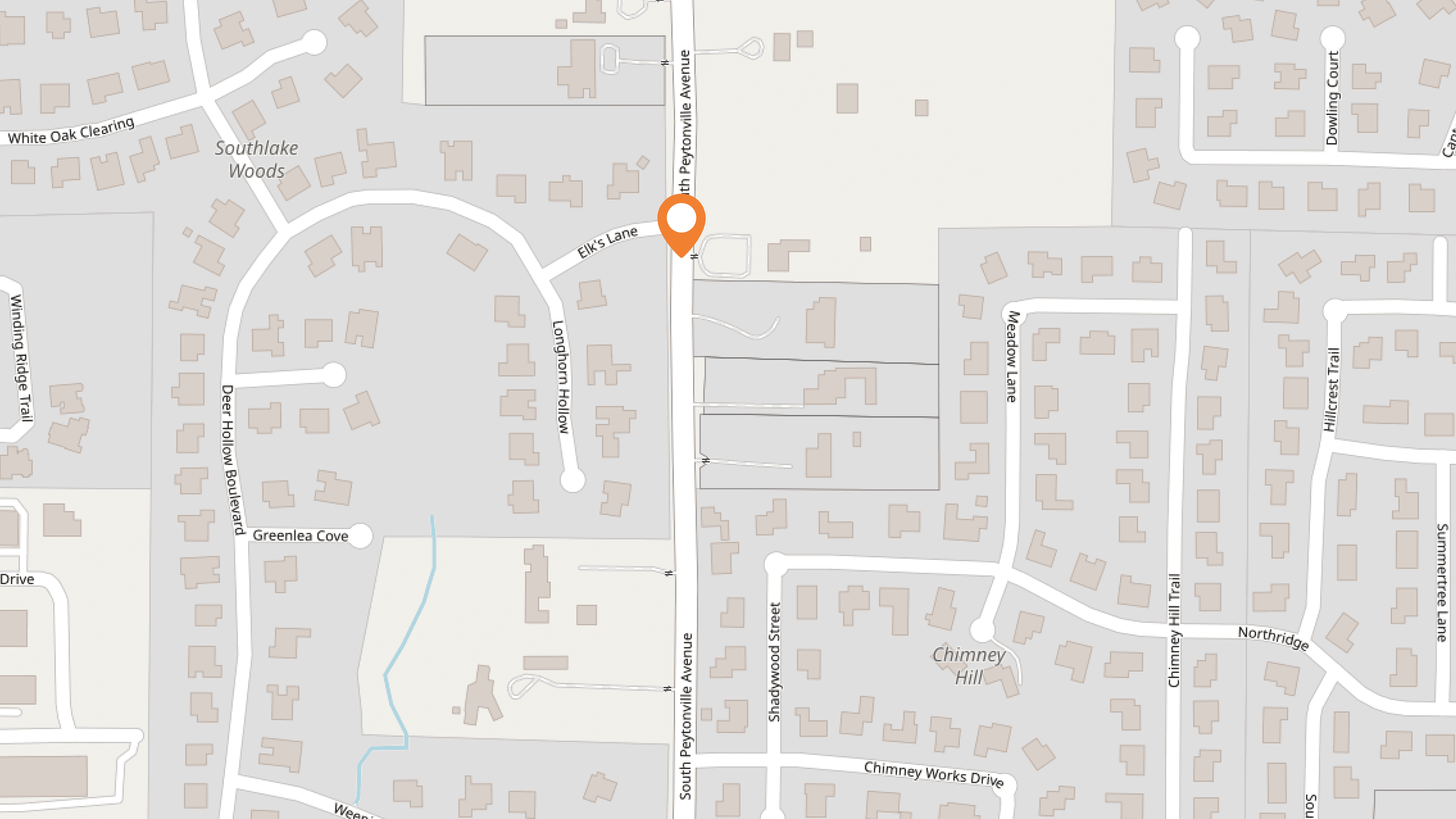 Map of the city indicating where roadwork is occurring