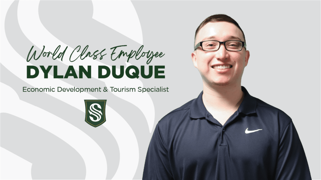 Photo of an employee smiling for a photo