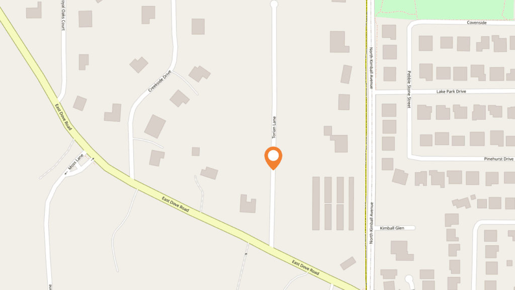 Map of a city indicating where construction is occurring